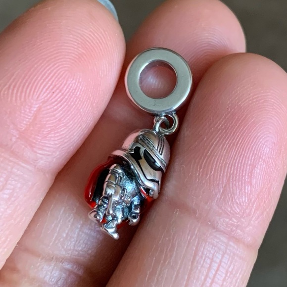 NWOT Star Wars The Last Jedi Captain Phasma Dangle Charm Sterling Silver 925 - Picture 8 of 9